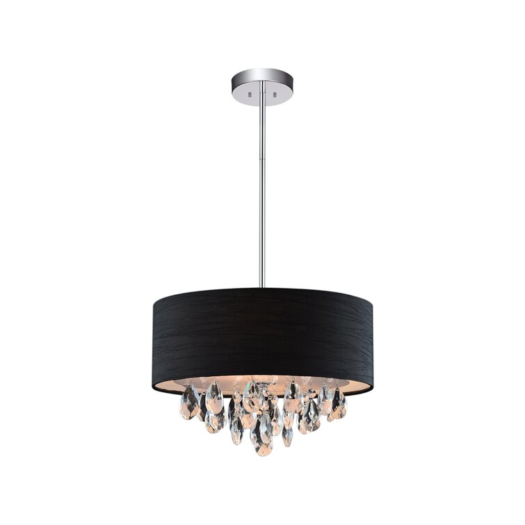 Manuel 4 - Light Dimmable Drum Chandelier